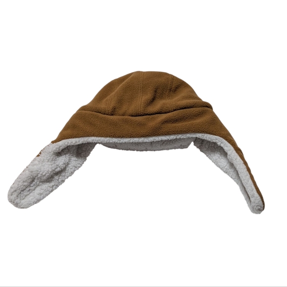 Carhartt Infant/Toddler Brown Fleece Trapper Hat - Picture 5 of 7